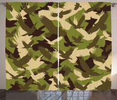 Open Wings Camouflage Curtain