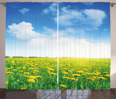 Field Grassland Curtain