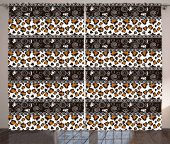 Cheetah Pattern Curtain