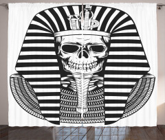 Egypt Pharaoh Ruler Mummy Curtain