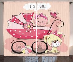 Puppy Carriage Curtain