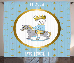 It's a Prince Newborn Curtain