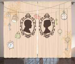 Married Couple Retro Curtain