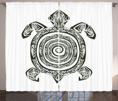Turtle Maori Curtain