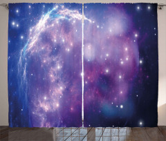 Purple Nebula Curtain