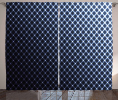 Checkered Halftone Curtain