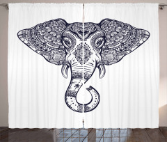 Paisley Animal Curtain