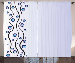 Eye Shape Shape Lines Curtain