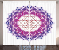 Mystical Yantra Mandala Curtain