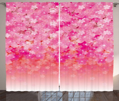 Cherry Bloom Tree Curtain