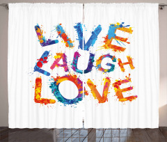 Joyful Words Curtain