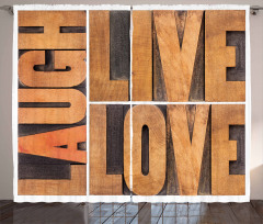 Life Message Curtain