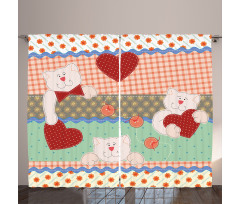 Teddy Bears Kids Curtain