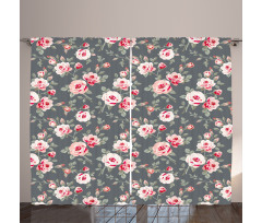 Rural Buds Vintage Curtain