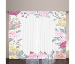 Wild Garden Vintage Curtain