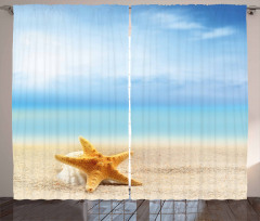 Scallop Sea Star Curtain
