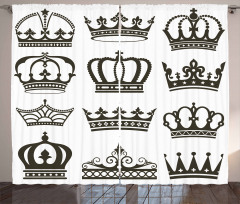 Royalty Crowns Curtain