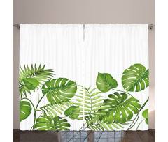 Foliage Swirls Botanic Curtain