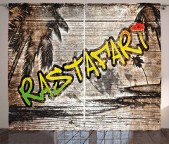 Rastafari Street Graffiti Curtain