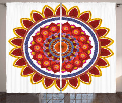 Summer Flowers Joy Curtain