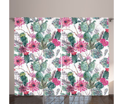 Spring Blooms Boho Style Curtain