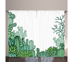 Arizona Doodle Desert Curtain
