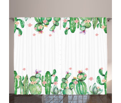 Tender Romantic Blossoms Curtain