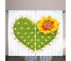 Thorny Opuntia Heart Curtain