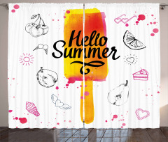 Hello Summer Curtain