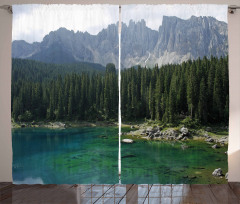 Aerial View Pines Lake Curtain