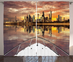 Kuwait Cityscape Curtain