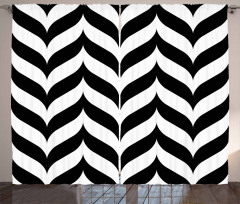 Chevron Retro Curtain