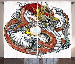 Chinese Zodiac Signs Curtain