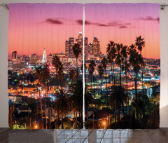 Los Angeles Palms Curtain