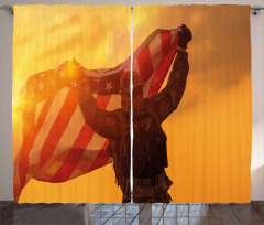 Victory Flag Curtain