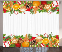 Gingerbread Theme Curtain