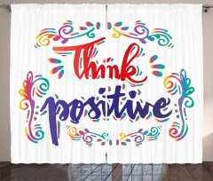 Think Positive Curtain