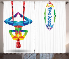 Aerial Yoga Fractal Body Curtain