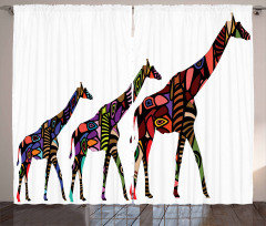 Giraffes Curtain