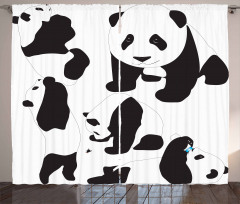 Baby Pandas Curtain