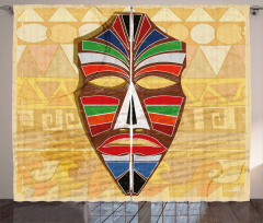 Primitive Mask Curtain