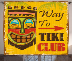 Way to Tiki Club Curtain