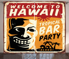 Tropic Bar Party Curtain