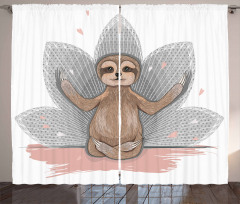 Little Sloth Meditation Curtain