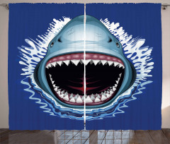Attack Open Mouth Bite Curtain