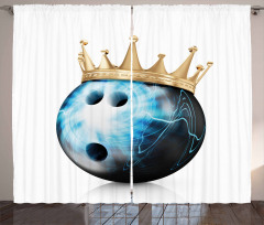 Ball with Crown Curtain