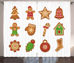 Various Cookies Curtain