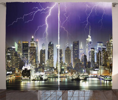 Storm Thunder in New York Curtain