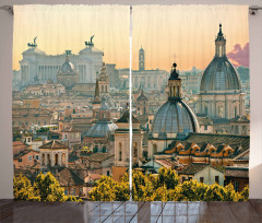 Rome Historical Landmark Curtain