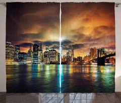 Fantasy Sky NYC Sunset Curtain